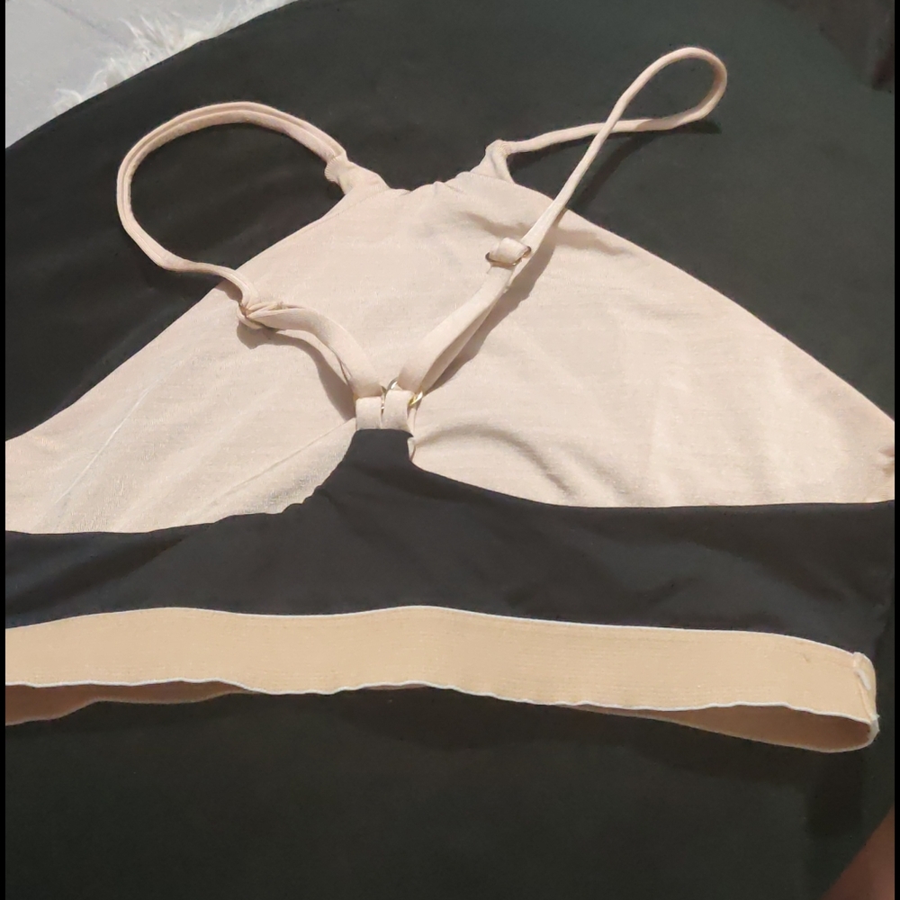 CALI DREAMING SCULPOR TOP-XSSIZE 1BLACK &CREAM - Picture 7 of 8